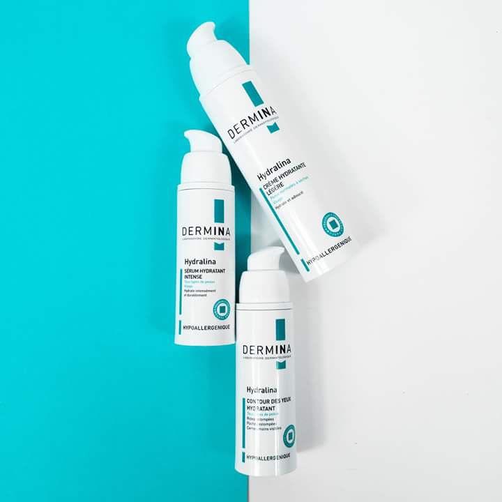 Routine beauté Hydralina des laboratoires DERMINA