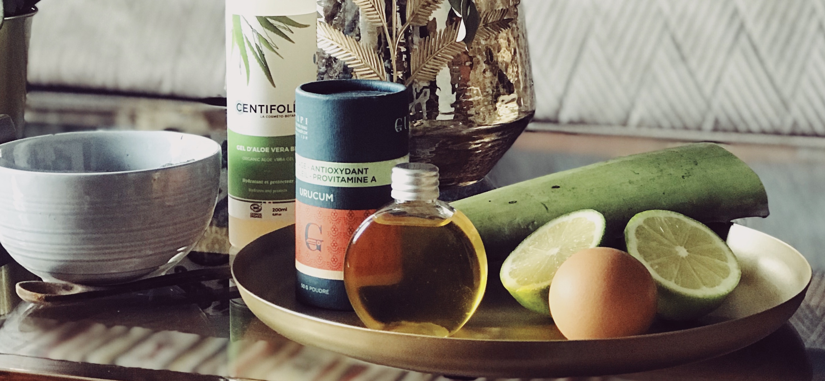 Mon masque du visage naturel fait maison